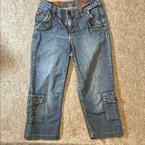 Christopher Blue Women’s Ankle Cropped Jeans Size 26 Seven Pockets